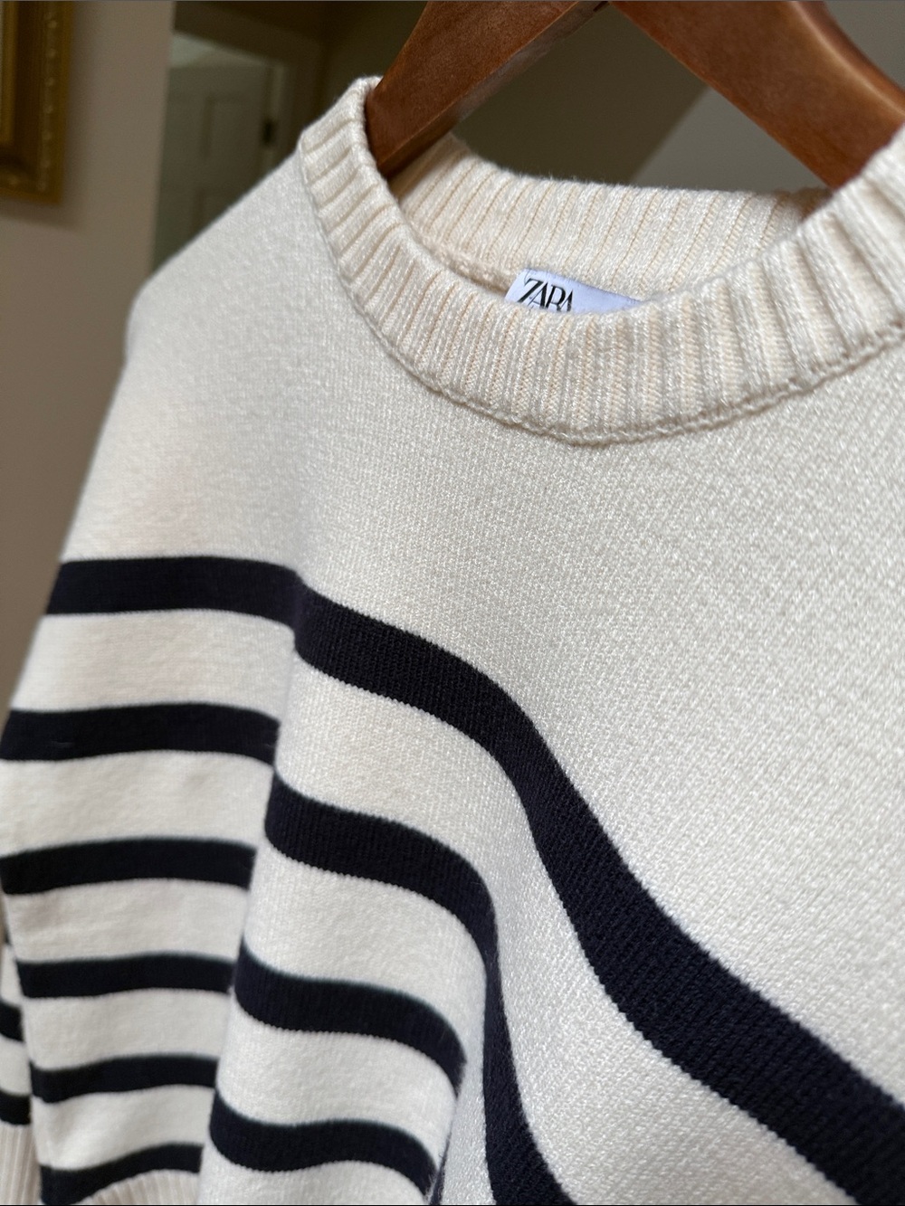 ZARA striped sweater crew neck - Picture 9 of 14